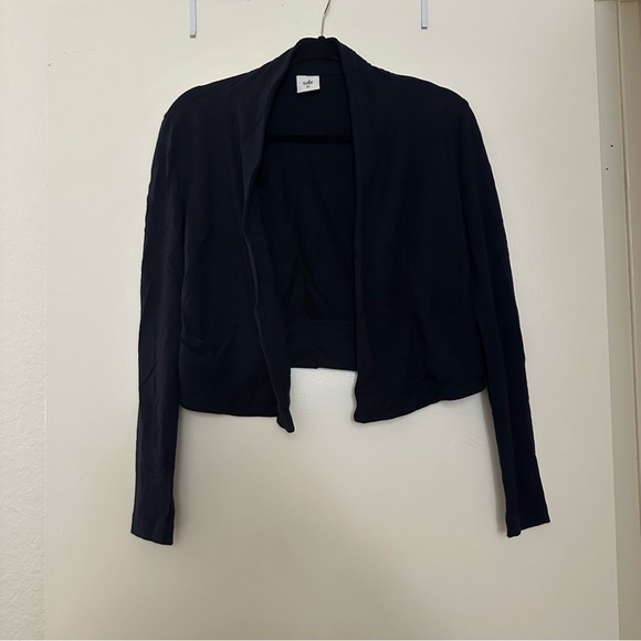 CAbi #5153 Easy Topper Navy Blue Jacket Open Front Cardigan - Picture 5 of 8